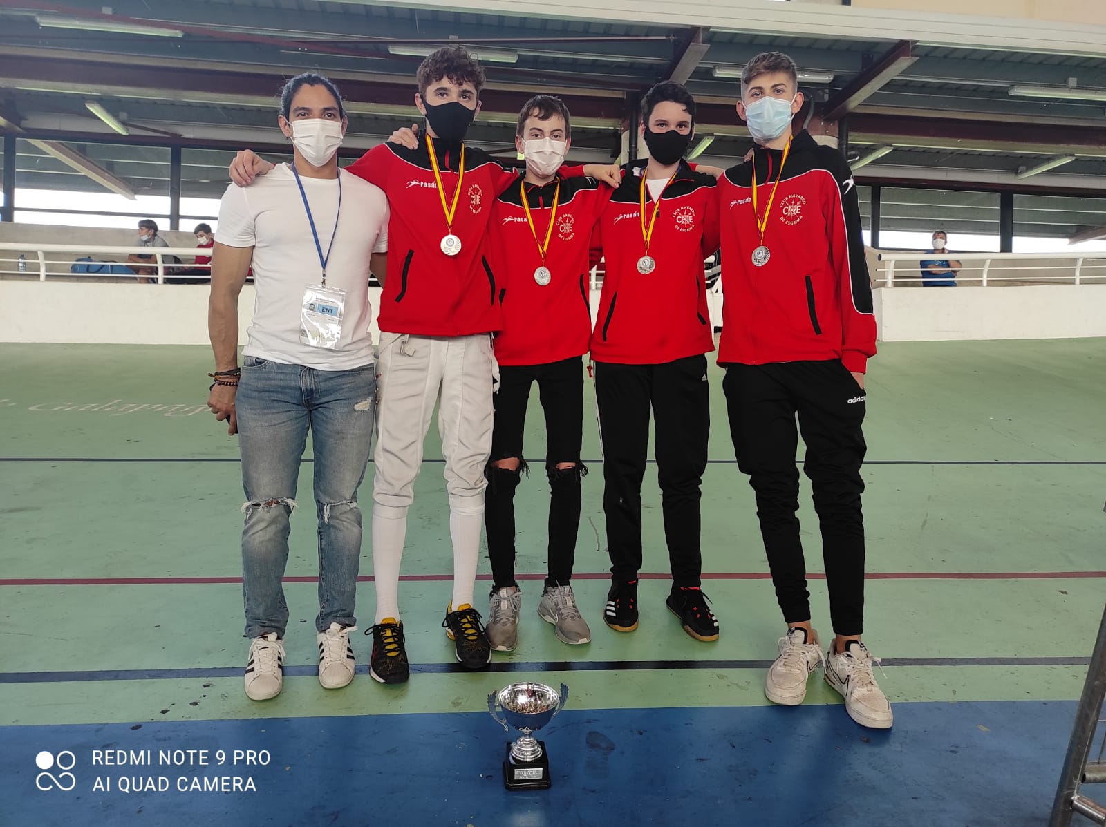 Gran resultado del Club Navarro de Esgrima en el Campeonato de España M15